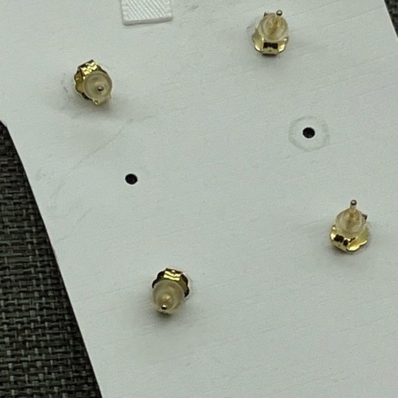 Olivia and Jackson Earrings 2 Prs St Patricks Sterling Silver Horseshoe Shamrock - Picture 6 of 7